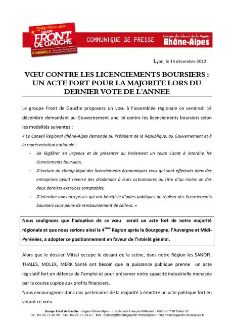 ComdePresseLicenciementsBoursiersFDG.jpg, déc. 2012 ComdePresseLicenciementsBoursiersFDG.jpg